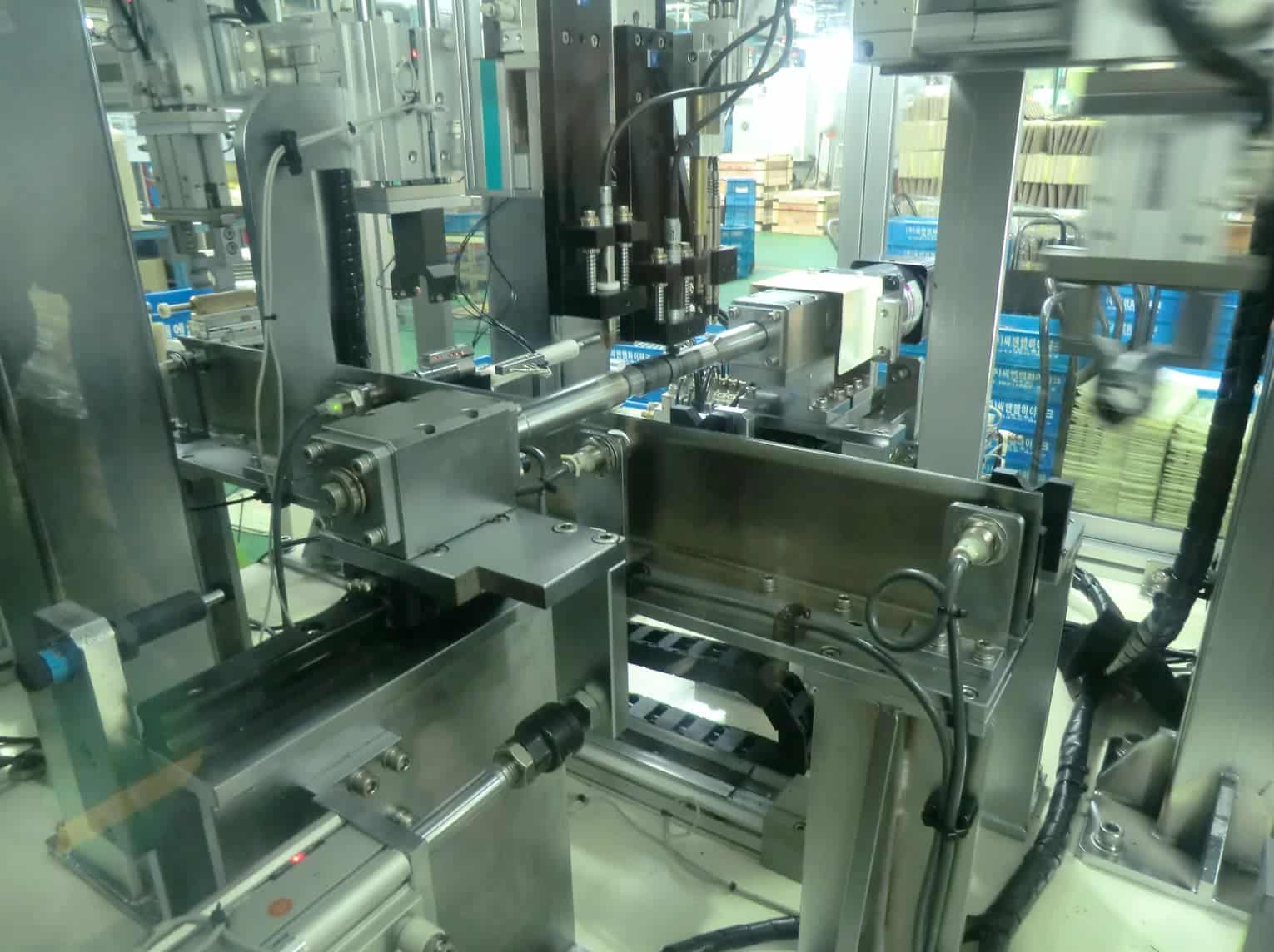 ドライブシャフト研削焼け自動検査システム実機画像